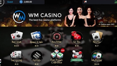 WM Casino - Sân chơi cá cược đẳng cấp châu Á