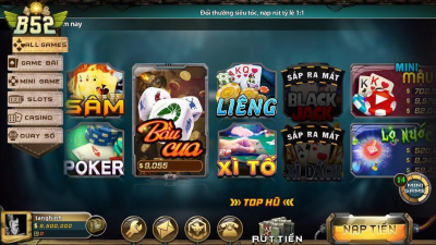 Nổ hũ B52 - Game giải trí cực đã với tiền thưởng khổng lồ